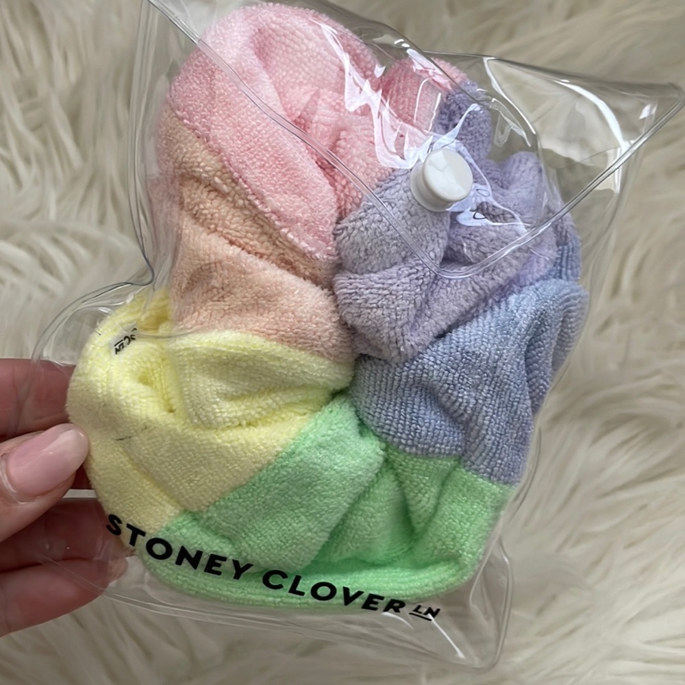 Stoney clover rainbow terry Scrunchie